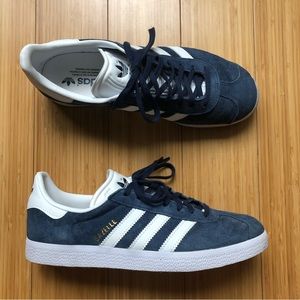 LIKE NEW Adidas Gazelle Sneakers Navy Blue men’s size 7.5